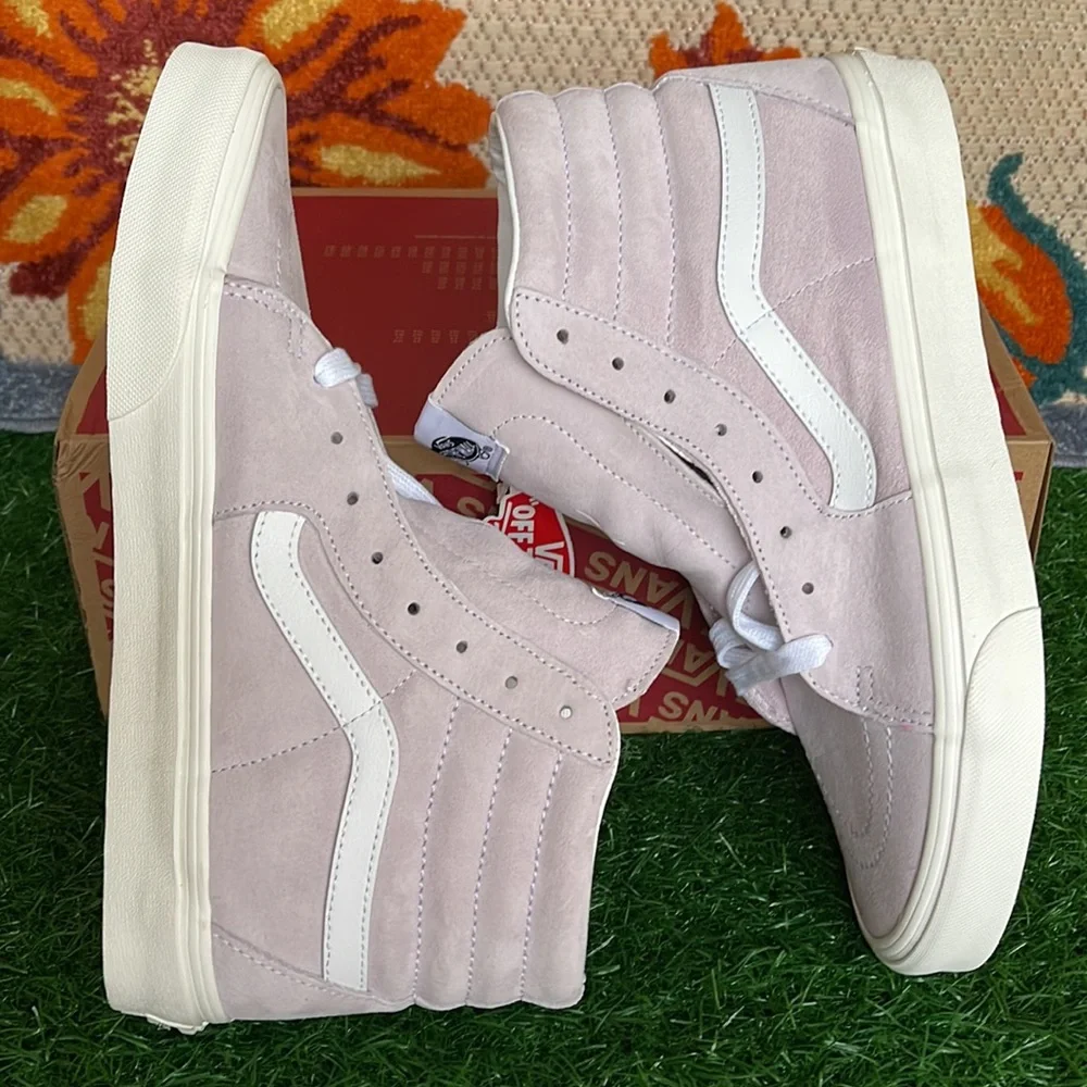 Vans Sk8-Hi Pig Suede Orchid/Ice Snow White WMNS sneakers